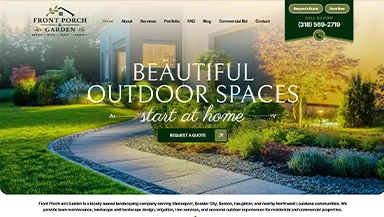 Front Porch and Garden Image